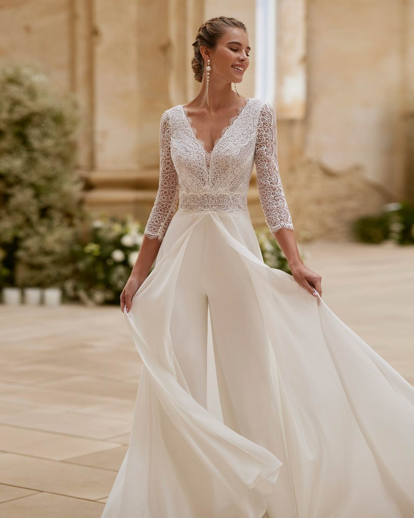 Vestito da Sposa Hagelia firmato Alma Novia