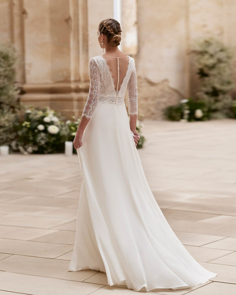 Vestito da Sposa Hagelia firmato Alma Novia